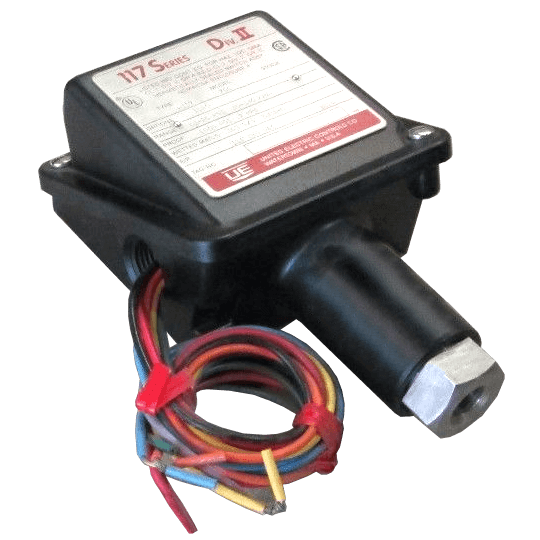 United Electric Pressure Switch, 117 Series Type H117 Models 700 to 706